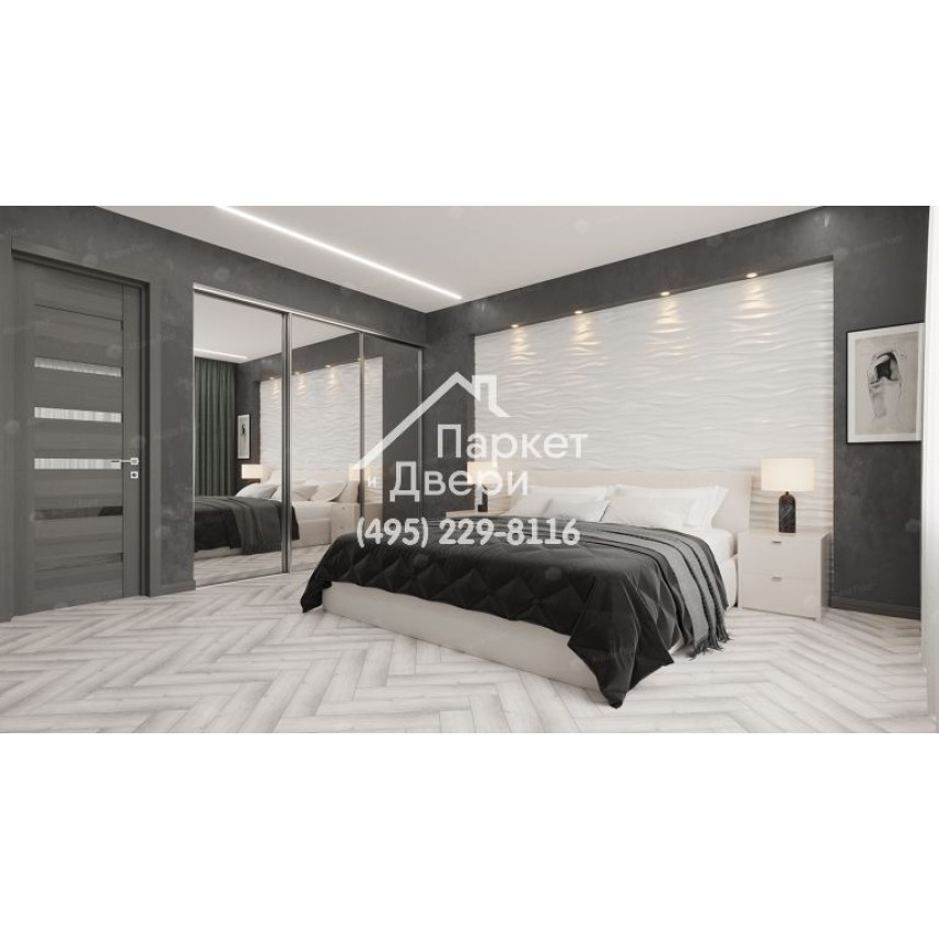 Виниловый пол Alpine Floor Parquet Light SPC ламинат Дуб Альхена ЕСО 13-12