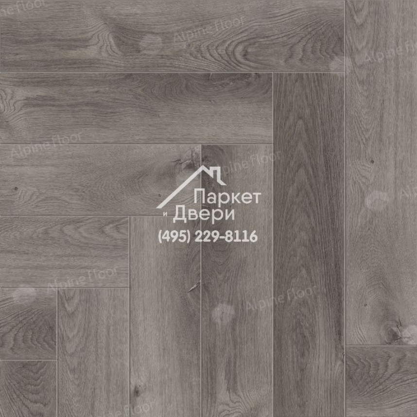 Виниловый пол Alpine Floor Parquet Light SPC ламинат Дуб Мерга ЕСО 13-13-3