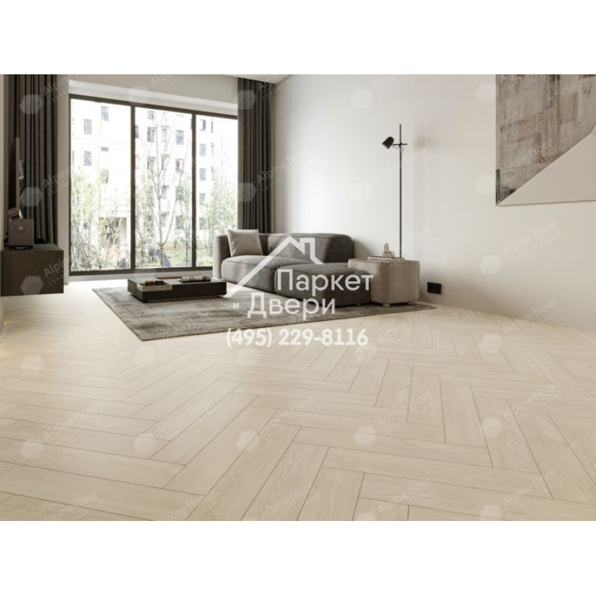 Виниловый пол Alpine Floor Parquet Light SPC ламинат Дуб Адара ЕСО 13-14-5