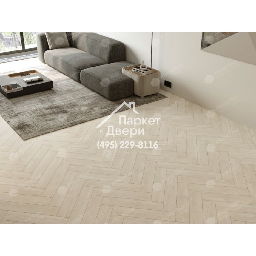 Виниловый пол Alpine Floor Parquet Light SPC ламинат Дуб Адара ЕСО 13-14-6