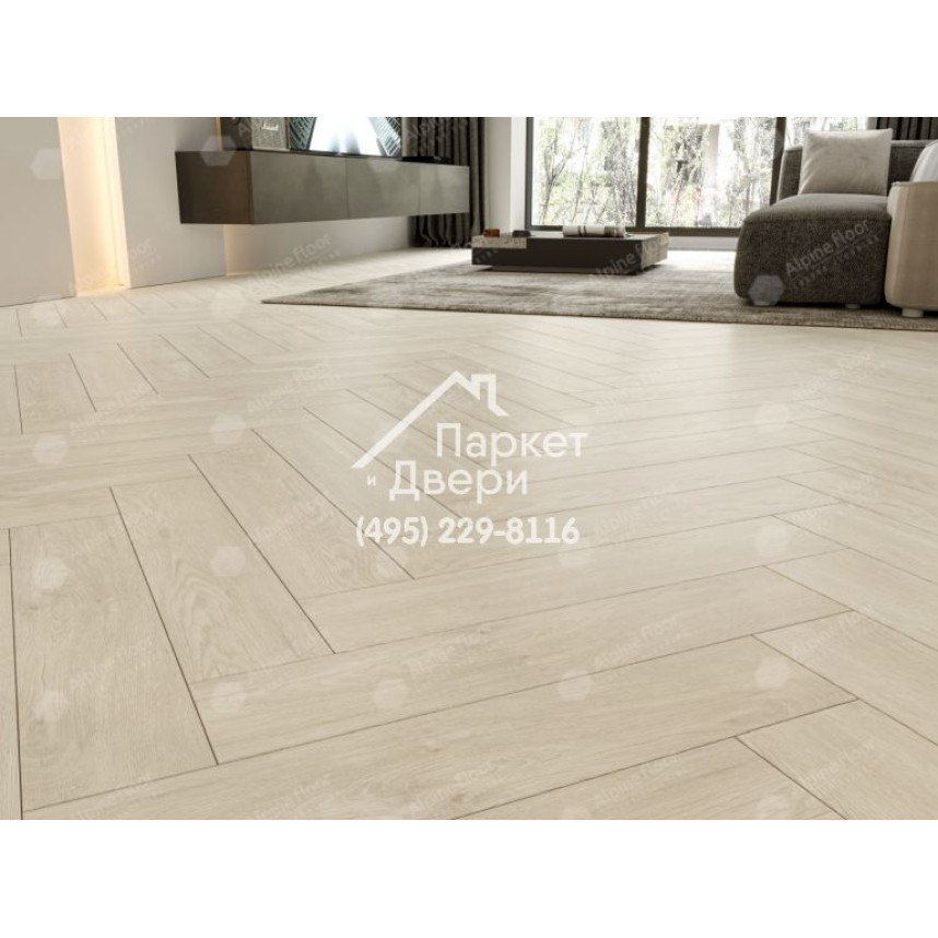 Виниловый пол Alpine Floor Parquet Light SPC ламинат Дуб Адара ЕСО 13-14-7