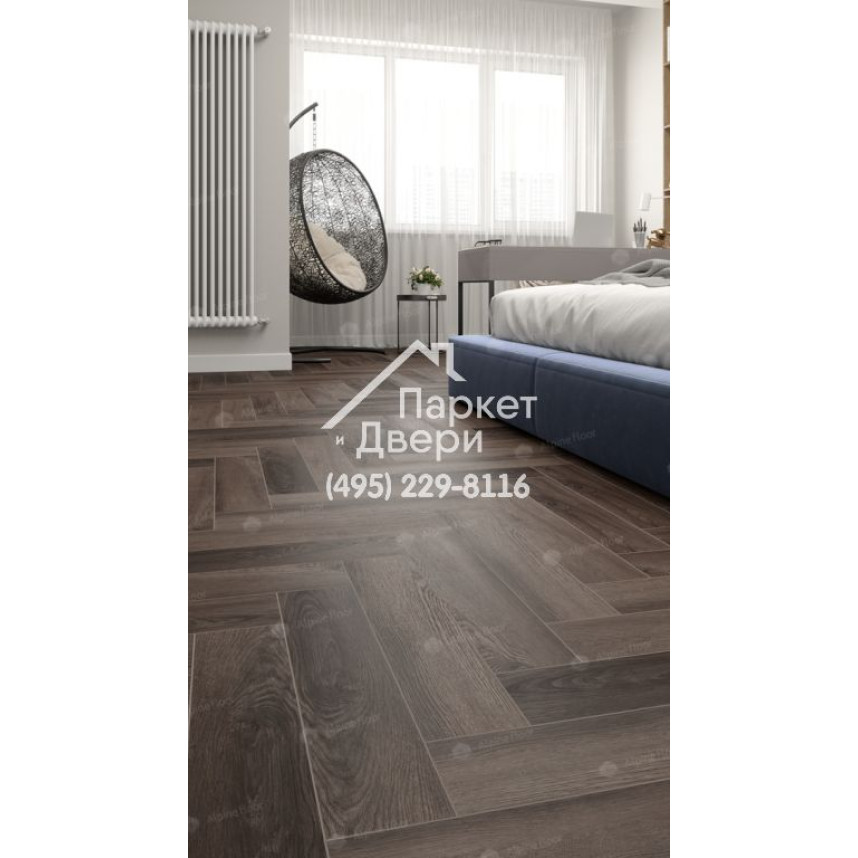 Виниловый пол Alpine Floor Parquet Light SPC ламинат Дуб Фафнир ЕСО 13-16-4
