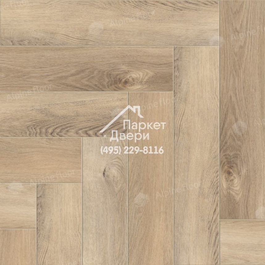 Виниловый пол Alpine Floor Parquet Light SPC ламинат Дуб Синистра ЕСО 13-17-3