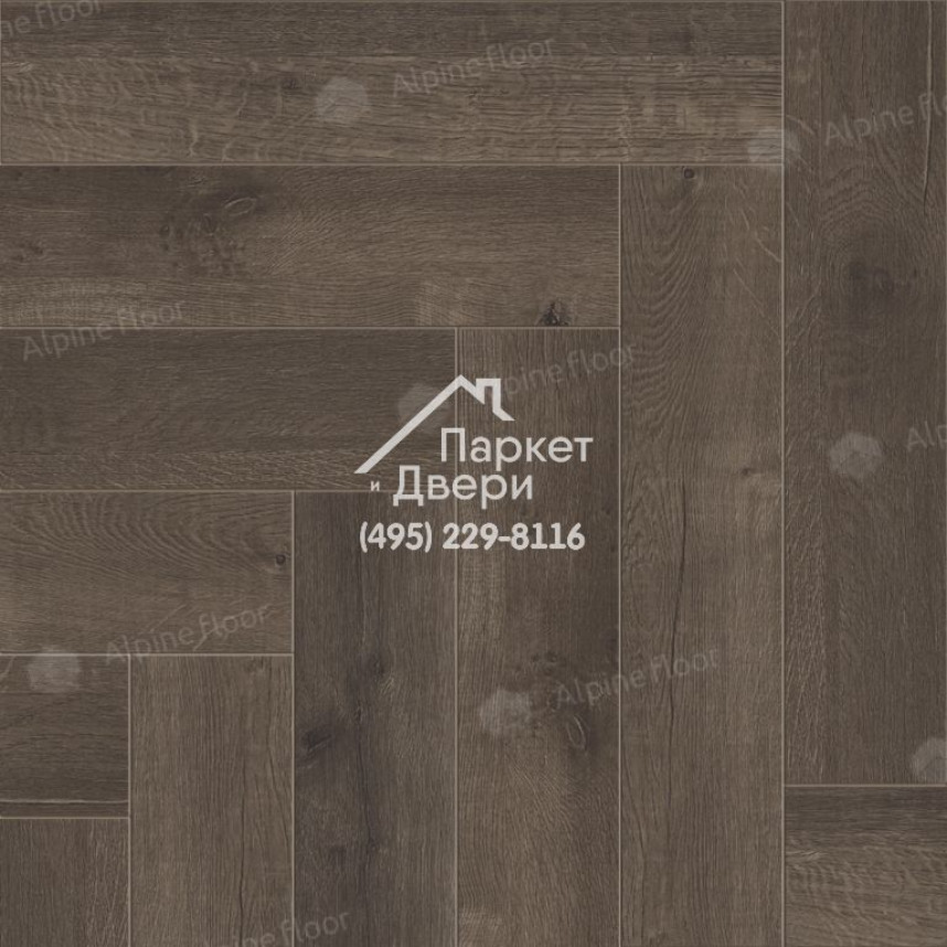 Виниловый пол Alpine Floor Parquet Light SPC ламинат Дуб Антарес ЕСО 13-19-3