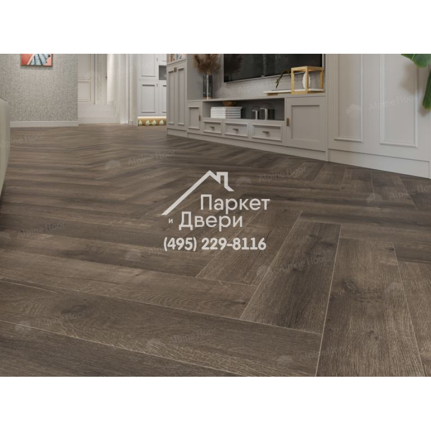 Виниловый пол Alpine Floor Parquet Light SPC ламинат Дуб Антарес ЕСО 13-19-7