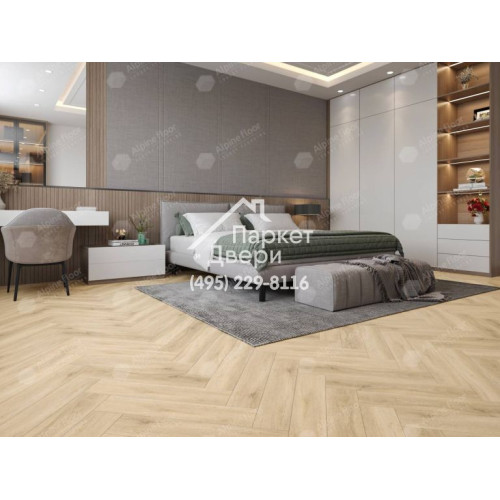 Виниловый пол Alpine Floor Parquet Light SPC ламинат Дуб Ригель ЕСО 13-24