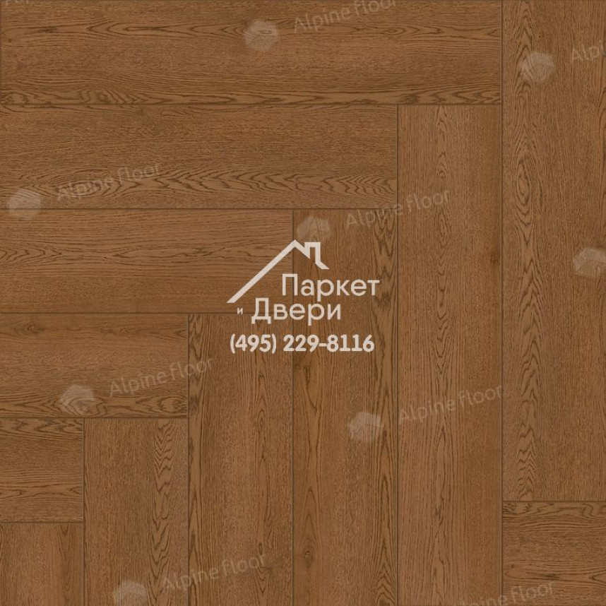 Виниловый пол Alpine Floor Parquet Light SPC ламинат Дуб Селена ЕСО 13-32-1