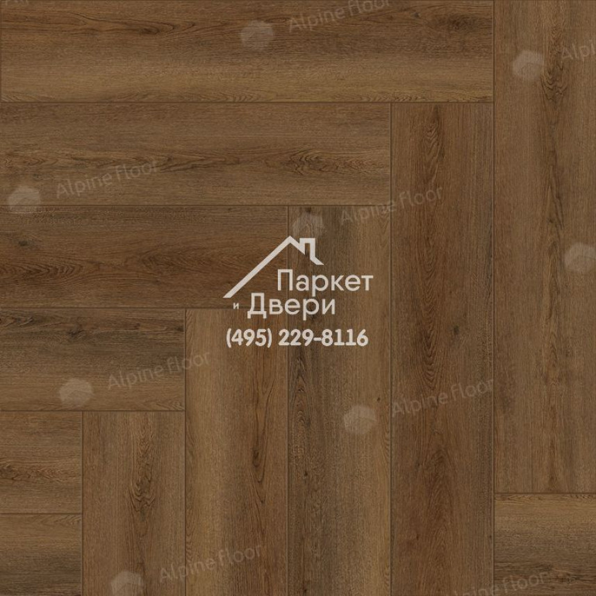 Виниловый пол Alpine Floor Parquet Light SPC ламинат Дуб Далим ЕСО 13-33-1