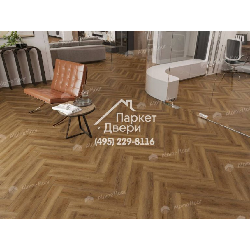 Виниловый пол Alpine Floor Parquet Light SPC ламинат Дуб Далим ЕСО 13-33-3