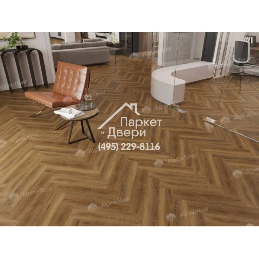 Виниловый пол Alpine Floor Parquet Light SPC ламинат Дуб Далим ЕСО 13-33