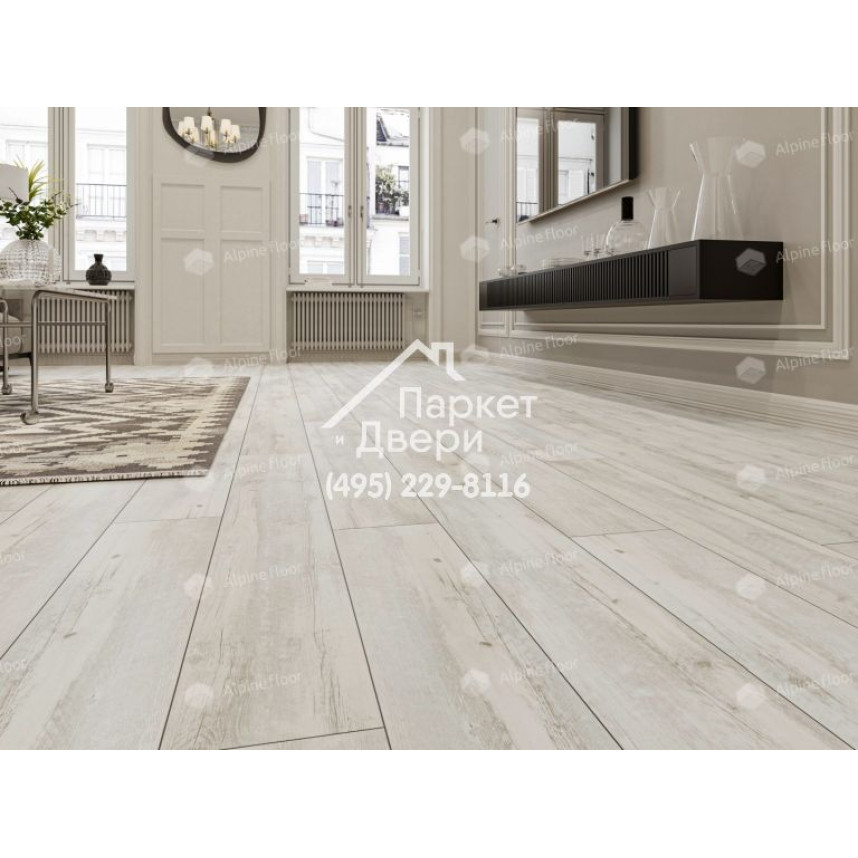Виниловый пол Alpine Floor CLASSIC SPC ламинат Акация CLICK ЕСО 107-8-6