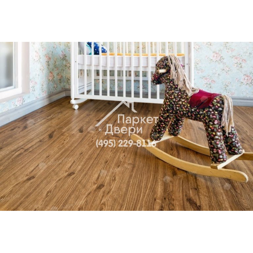 Виниловый пол Alpine Floor CLASSIC SPC ламинат Дуб классический ЕСО 162-7-2