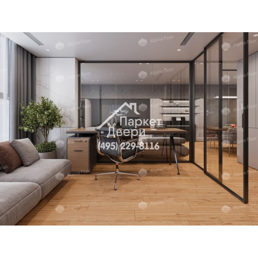 Виниловый пол Alpine Floor CLASSIC SPC ламинат Дуб классический ЕСО 162-7-4