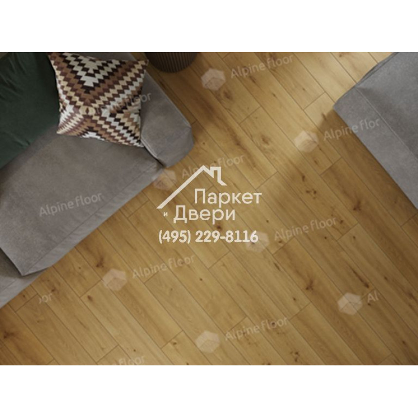 Виниловый пол Alpine Floor Pro Nature SPC ламинат Caldas 62543-2