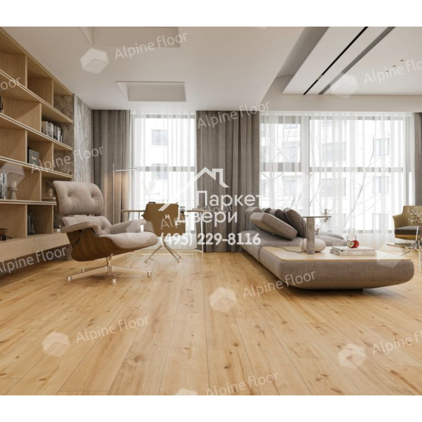 Виниловый пол Alpine Floor Pro Nature SPC ламинат Miranda 62539-2