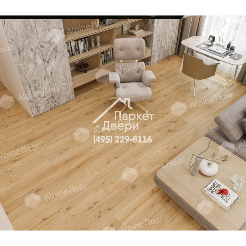 Виниловый пол Alpine Floor Pro Nature SPC ламинат Miranda 62539-3