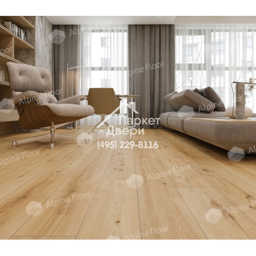 Виниловый пол Alpine Floor Pro Nature SPC ламинат Miranda 62539