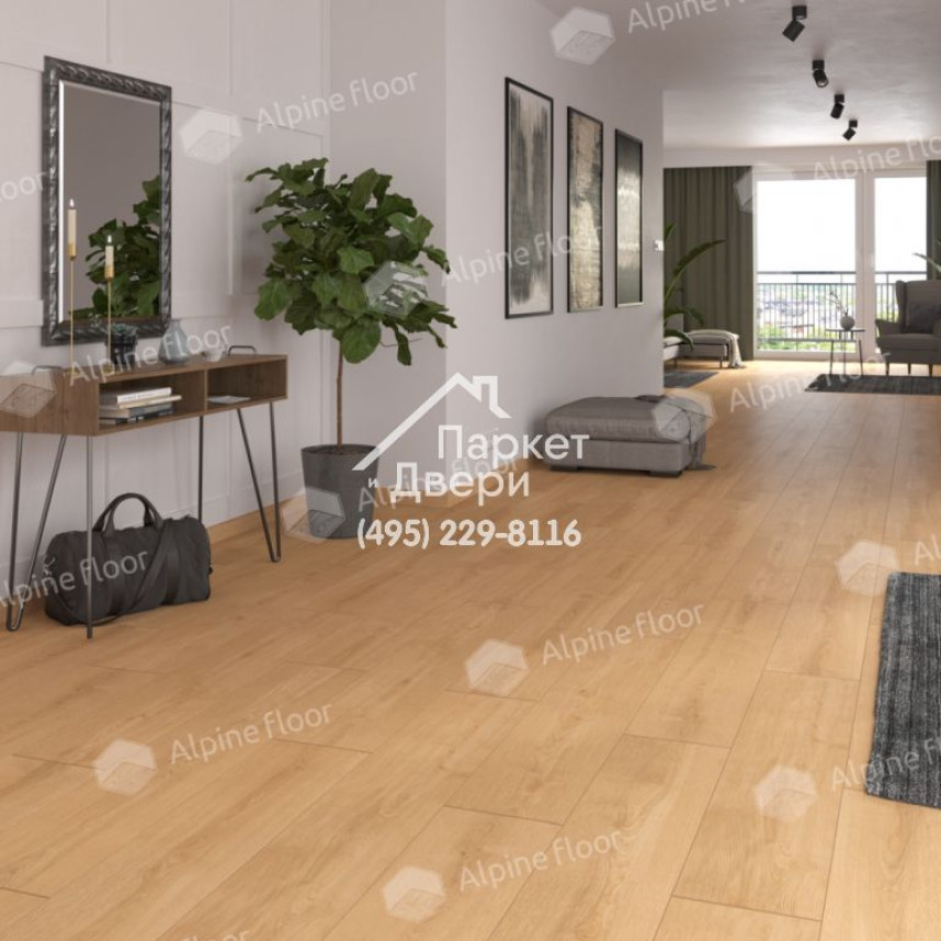 Виниловый пол Alpine Floor Pro Nature SPC ламинат Oak Kisuca 64636-5