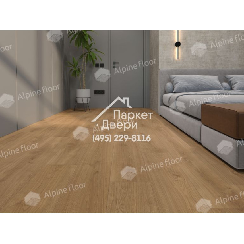 Виниловый пол Alpine Floor Pro Nature SPC ламинат Oak Sajo 64637-3