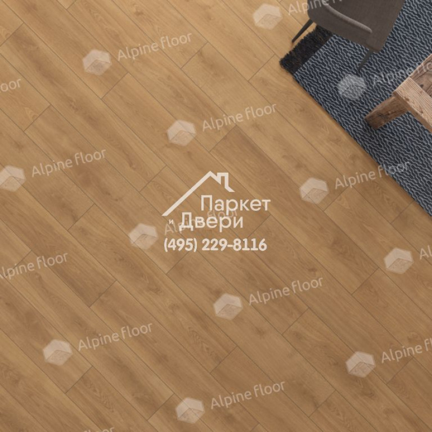 Виниловый пол Alpine Floor Pro Nature SPC ламинат Oak Sajo 64637-1