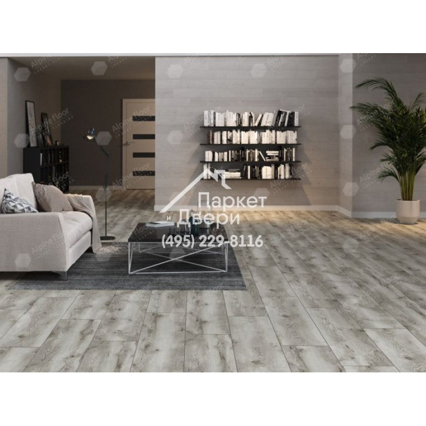 Ламинат Alpine Floor Arteo 10 XL WR Дуб Сильверстоун 54847  -1