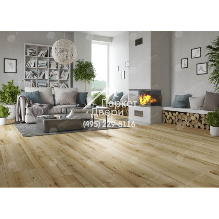 Ламинат Alpine Floor Arteo 8 M WR Дуб Каракум 62753  -5