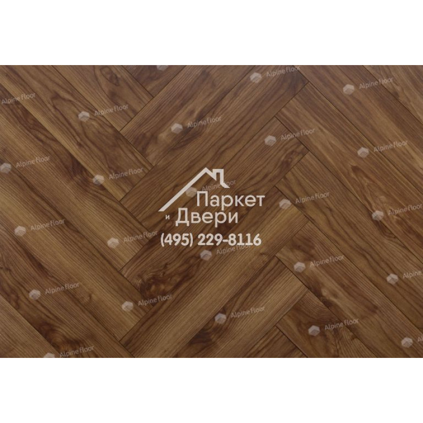 Ламинат Alpine Floor Herringbon 12 BR Herringbone 12 BR Chocolate Walnut 520  
