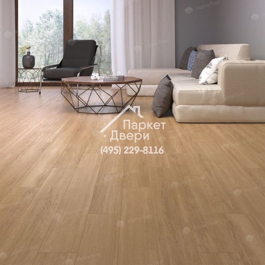 Ламинат Alpine Floor Albero Дуб Медовый А1010  -2