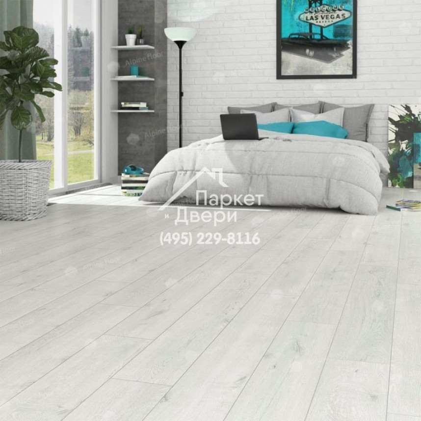 Ламинат Alpine Floor Premium Дуб Вайт Р 1006  -2