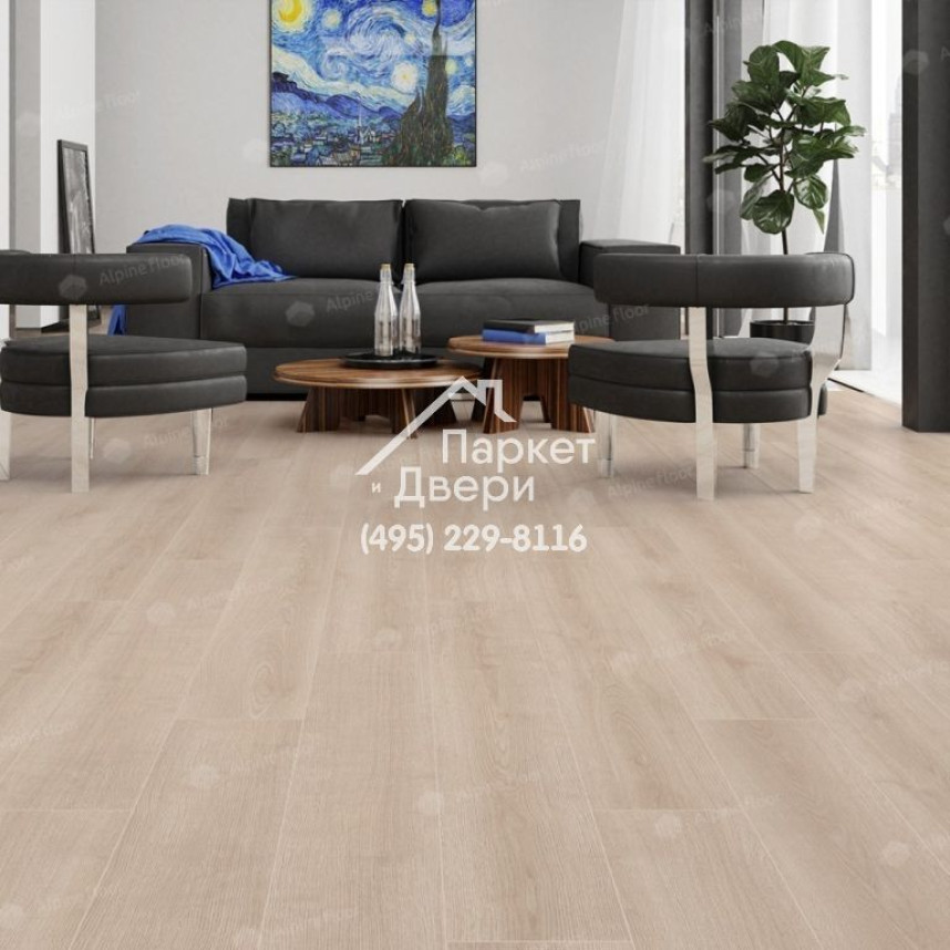 Ламинат Alpine Floor Premium Дуб Ваниль Р 1000  