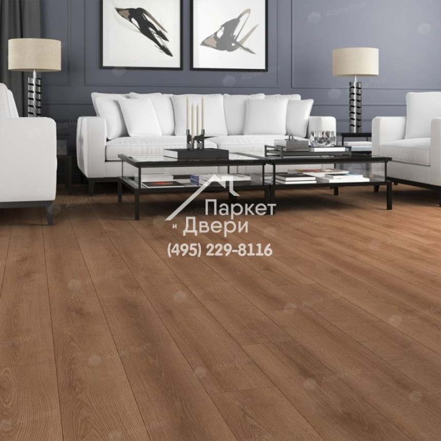 Ламинат Alpine Floor Premium Дуб Браун Р 1003  -2