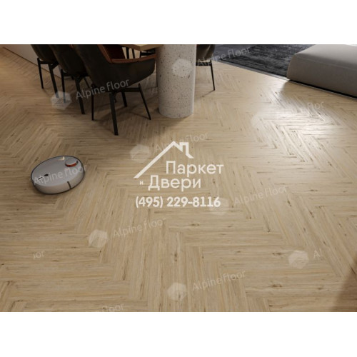 Ламинат Alpine Floor Herringbone 8 Pro Дуб Лион LF102-1  