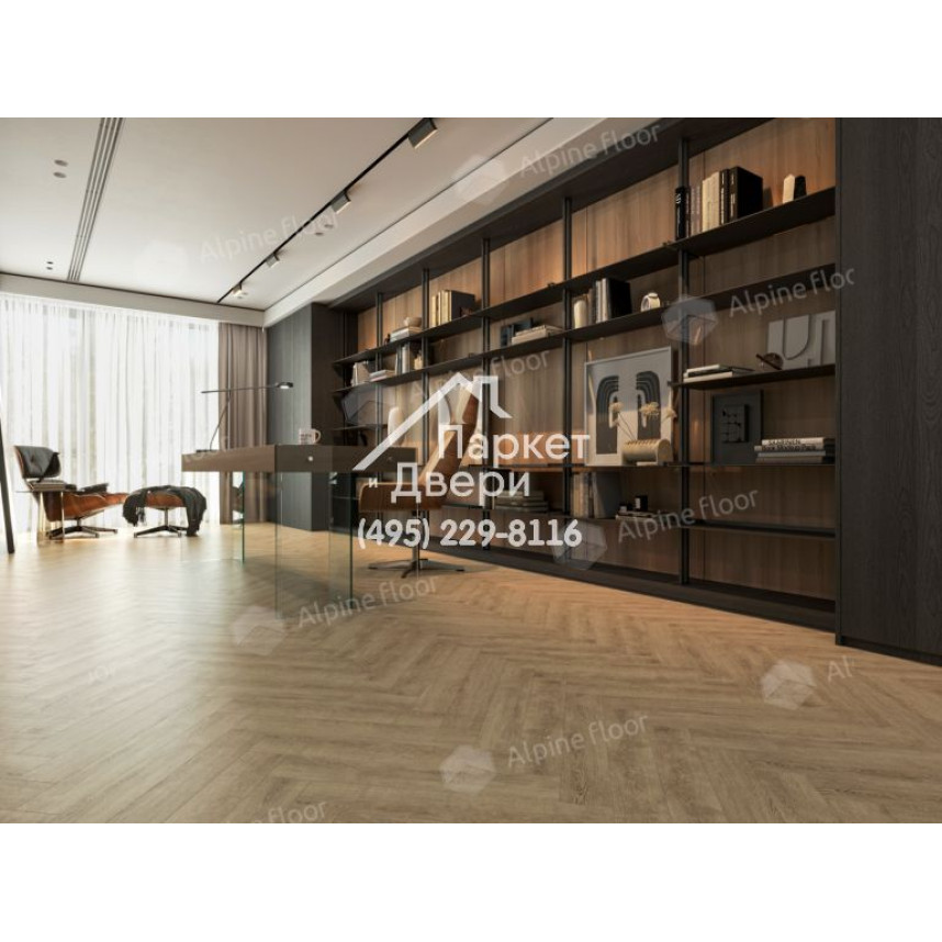Ламинат Alpine Floor Herringbone 8 Pro Дуб Прованс LF102-7  -2