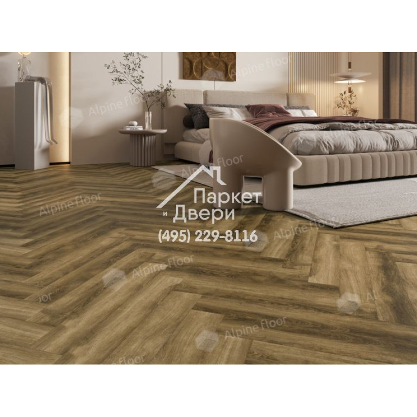 Ламинат Alpine Floor Herringbone 8 Pro Дуб Марсель LF102-9  -2