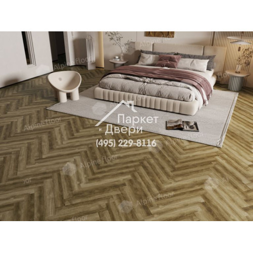 Ламинат Alpine Floor Herringbone 8 Pro Дуб Марсель LF102-9  