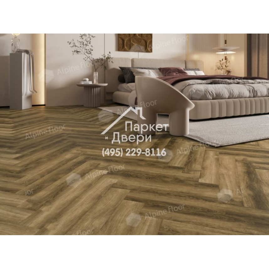 Ламинат Alpine Floor Herringbone 8 Pro Дуб Марсель LF102-9  