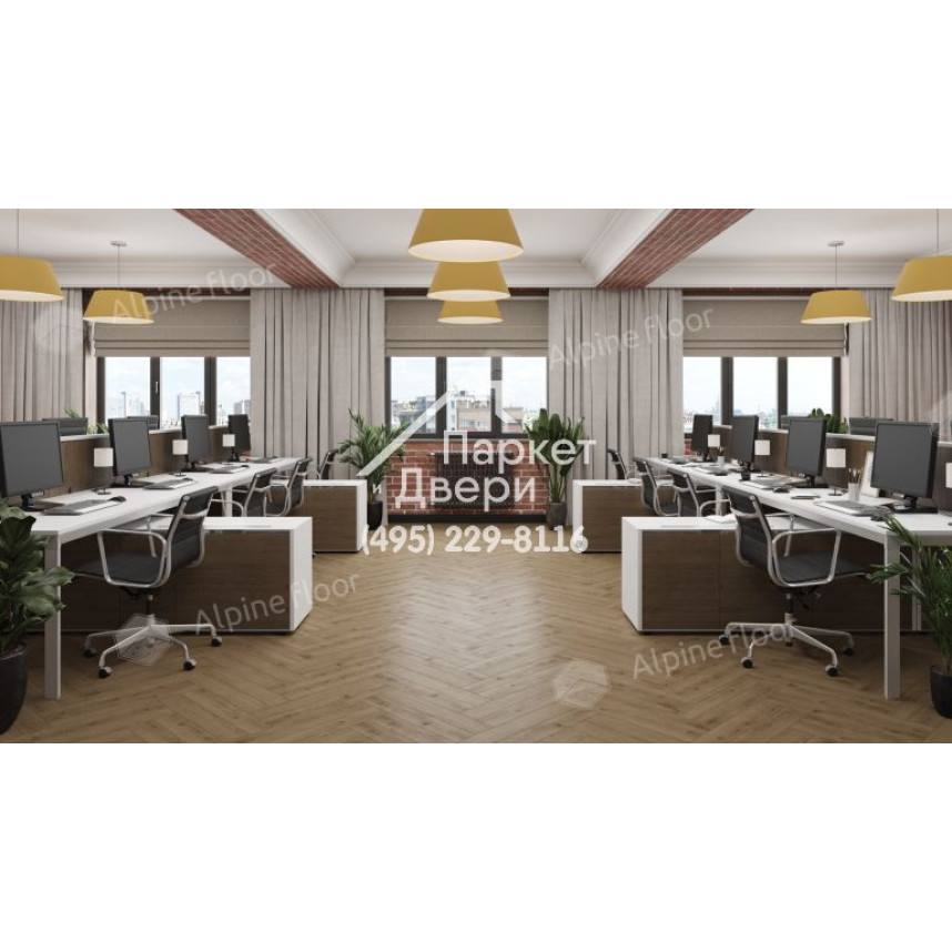 Ламинат Alpine Floor Alpine Floor коллекции HERRINGBONE 12 PRO Дуб Прованс LF106-07  -1