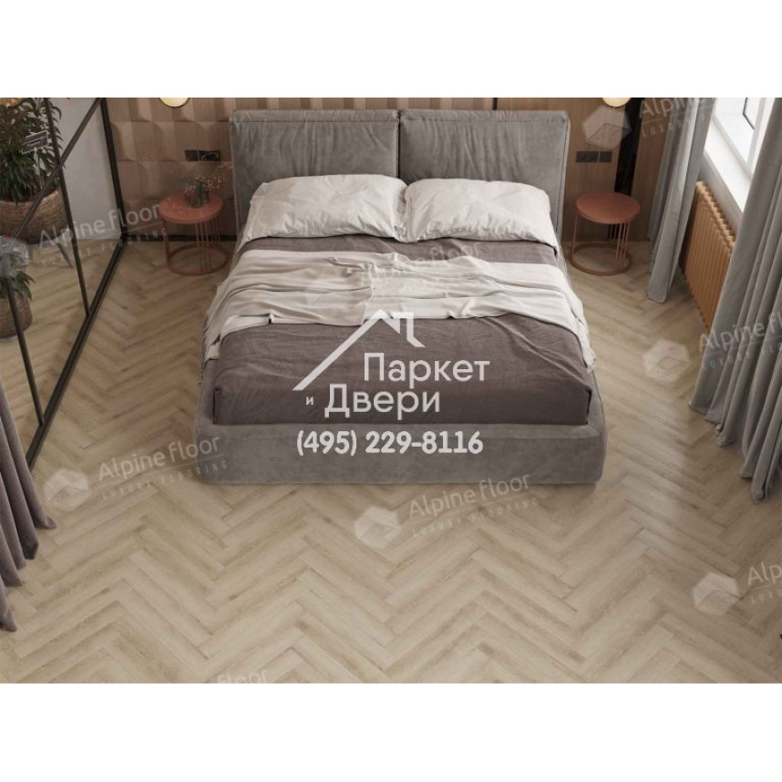Ламинат Alpine Floor Alpine Floor коллекции HERRINGBONE 12 PRO Орлеан LF106-08  -1
