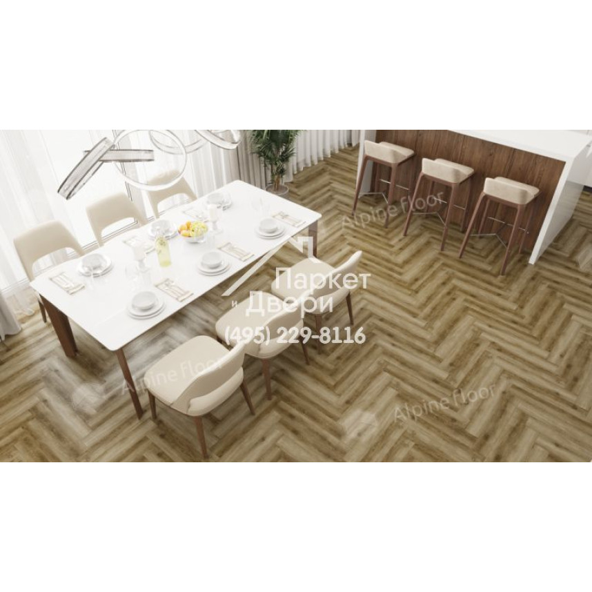 Ламинат Alpine Floor Alpine Floor коллекции HERRINGBONE 12 PRO Марсель LF106-09  