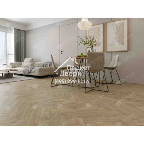 Инженерная доска Alpine Floor Castle Английская елка Дуб Милкшейк EW202-02 600х120х12