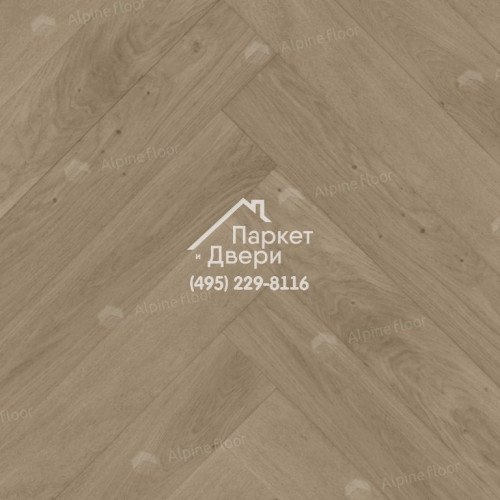 Инженерная доска Alpine Floor Castle Английская елка Дуб Милкшейк EW202-02 600х120х12