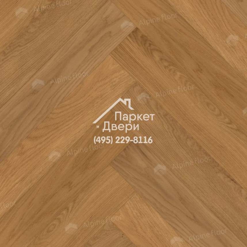 Инженерная доска Alpine Floor Castle Английская елка Дуб Хани EW202-05 600х120х12-1