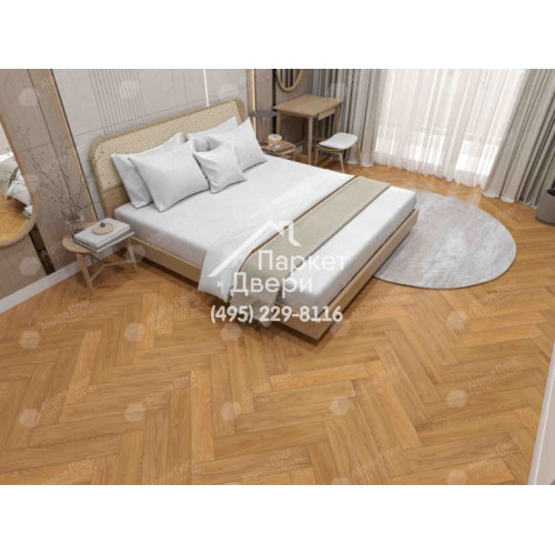 Инженерная доска Alpine Floor Castle Английская елка Дуб Хани EW202-05 600х120х12