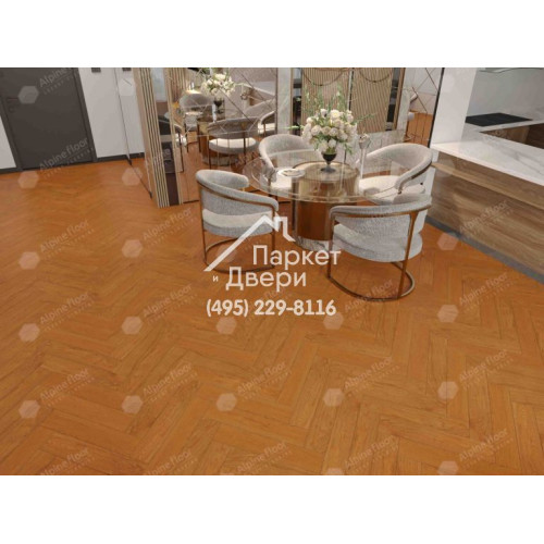 Инженерная доска Alpine Floor Castle Английская елка Дуб Имбирный EW202-06 600х120х12