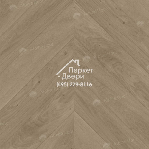 Инженерная доска Alpine Floor Chateau Французская елка Дуб Милкшейк EW203-02 600х120х12