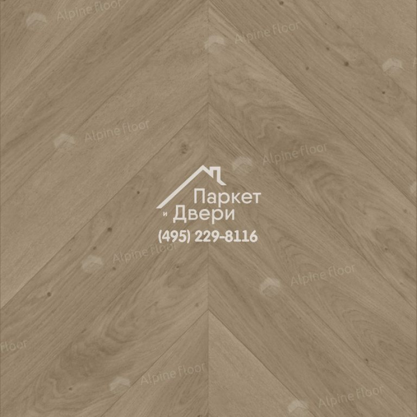 Инженерная доска Alpine Floor Chateau Французская елка Дуб Милкшейк EW203-02 600х120х12-1