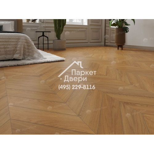 Инженерная доска Alpine Floor Chateau Французская елка Дуб Хани EW203-05 600х120х12