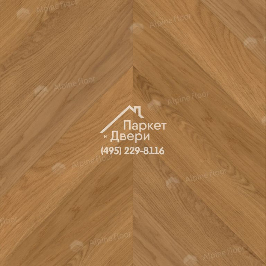 Инженерная доска Alpine Floor Chateau Французская елка Дуб Хани EW203-05 600х120х12-1