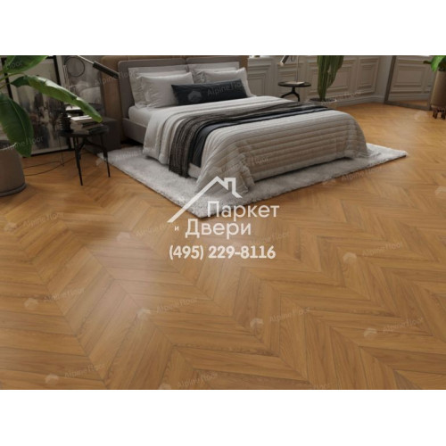 Инженерная доска Alpine Floor Chateau Французская елка Дуб Хани EW203-05 600х120х12