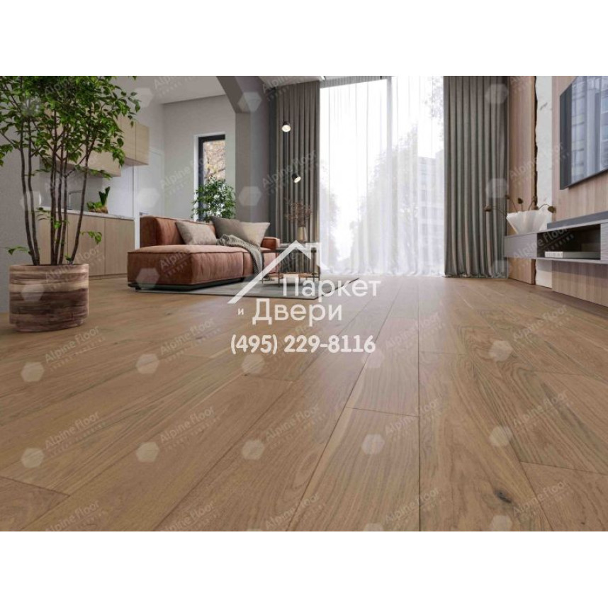 Инженерная доска Alpine Floor Villa Дуб Амаретти EW201-12 400-1200х165х12-4